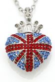 Colar Queen Heart britanico