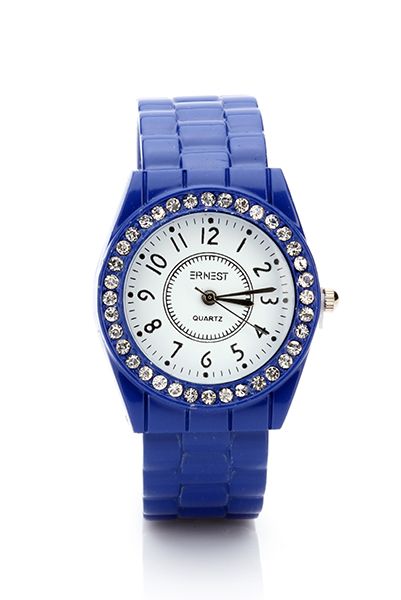 Relogio Ernest Quartz com diamantes feminino